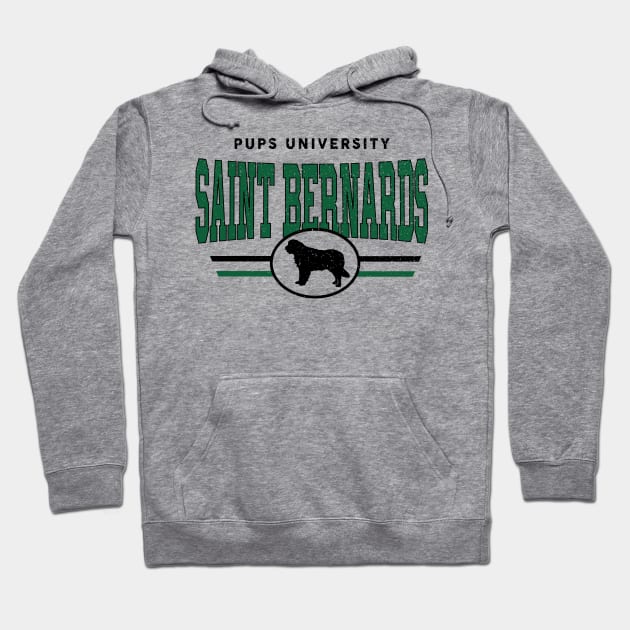 Saint Bernards - Pups U Hoodie by InspiredQuotes